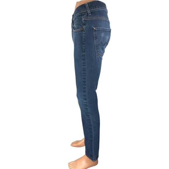 7 For All Mankind Paxtyr Men's Blue Foolproof Mid Rise Skinny Denim Jeans Sz 29 - Picture 2 of 5